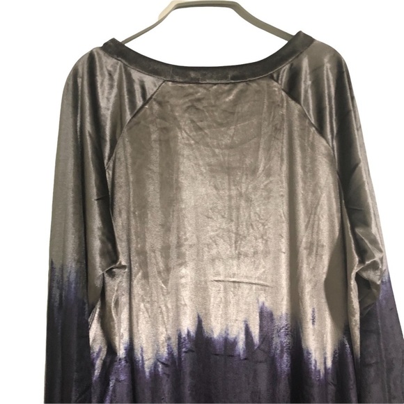 Latitude 10 velour ombré soft sweatshirt 1x - Picture 7 of 8